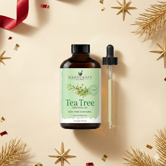 Aceite Esencial de Árbol de Té Handcraft Blends 100% Puro – 118 ml (4 oz) – Grado Premium